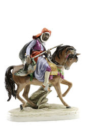 Beduín na koni