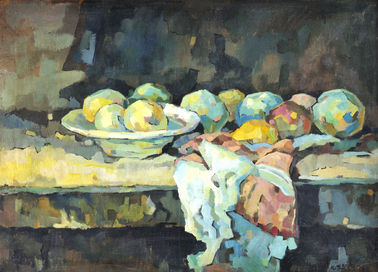 Zátišie s jablkami