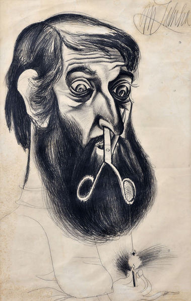 Autoportrét s nožnicami