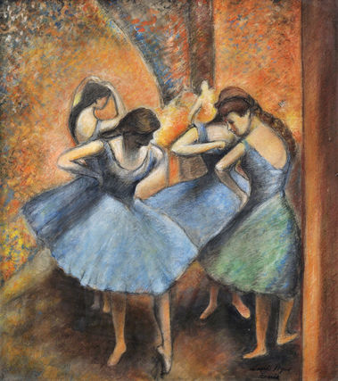 Baletky (podľa Degasa)