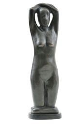 Akt so zodvihnutými rukami