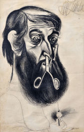 Autoportrét s nožnicami