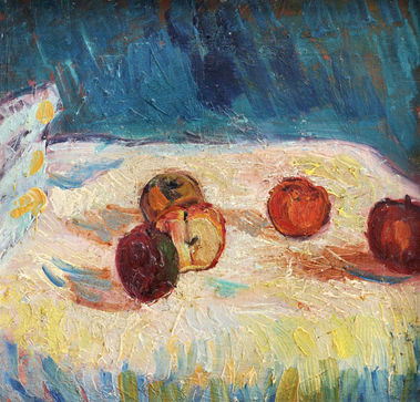 Zátišie s jablkami