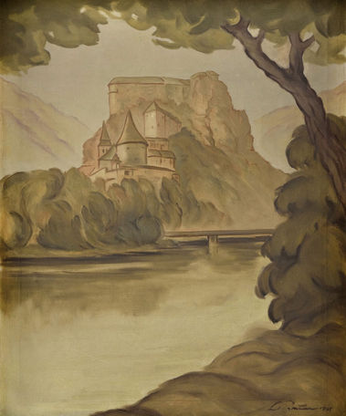 Pohľad na Oravský hrad