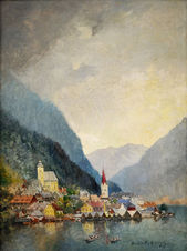 Pohľad na Hallstadt