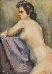 Ženský akt od chrbta