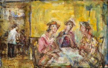 Ženy v kaviarni