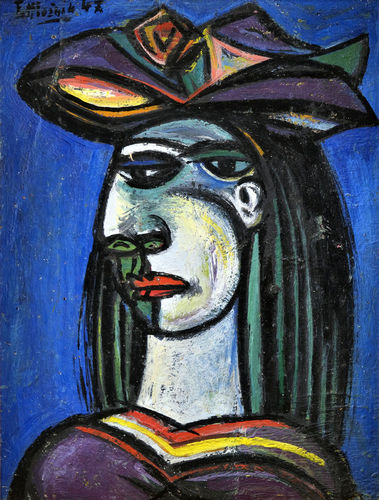 Pocta Picassovi (Hlava ženy)