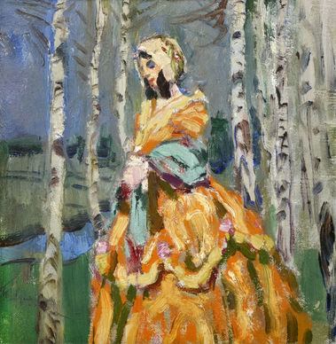 Dáma v brezovom háji