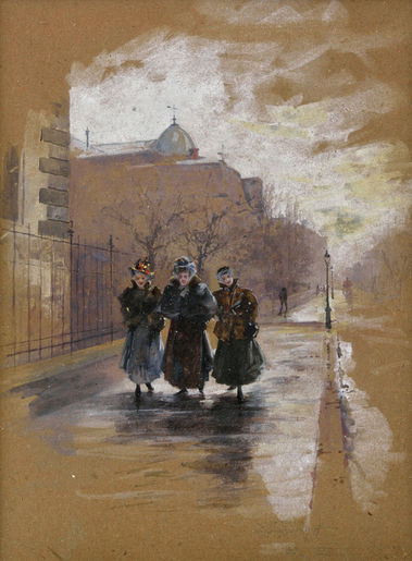 Dámy na prechádzke