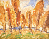 Jeseň pri Piešťanoch