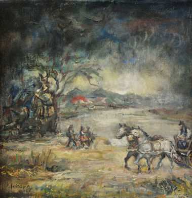 Povoz pri rieke