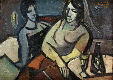 Dve ženy v kaviarni