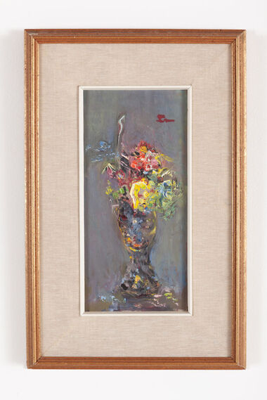 Kytica v sklenenej váze