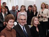 Martin Bútora s manželkou, vpravo Bohdana Sprušanská 